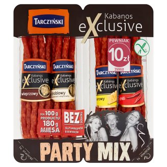 Tarczyński Kabanos Exclusive Party mix 200 g (4 x 50 g)