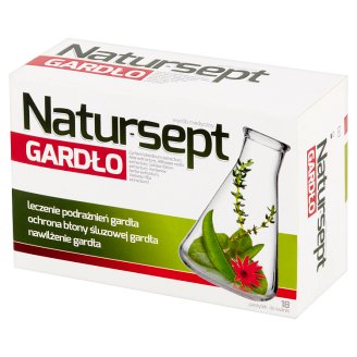 Natur-sept Gardło Pastylki do ssania 18 sztuk