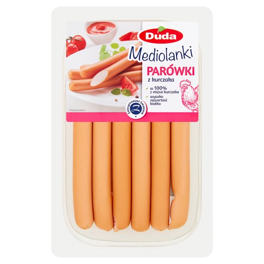 Duda Mediolanki Parówki z kurczaka 180 g