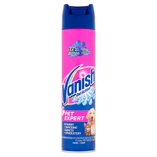 Vanish Oxi Action Pet Expert Piana do dywanów i tapicerek 600 ml