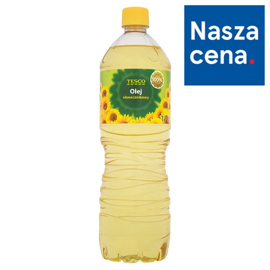 Tesco Olej słonecznikowy 1 l