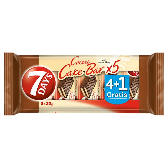 7 Days Ciasteczko z nadzieniem o smaku kakaowym 5 x 32 g