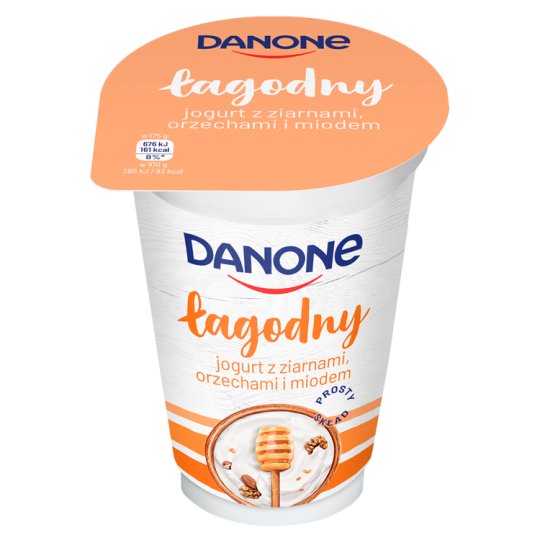 Danone Jogurt z ziarnami zbóż łagodny 175 g