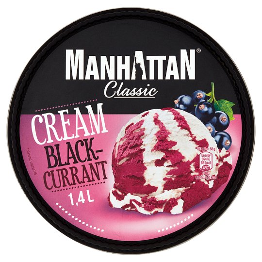 Manhattan Classic Lody śmietankowe i sorbet porzeczkowy 1,4 l