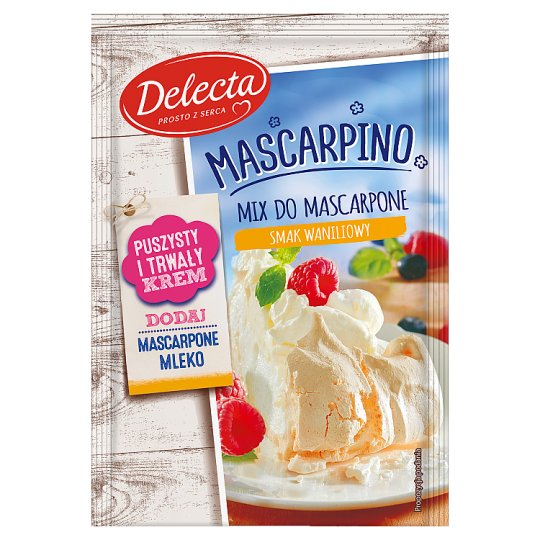 Delecta Mascarpino Mix do mascarpone smak waniliowy 50 g