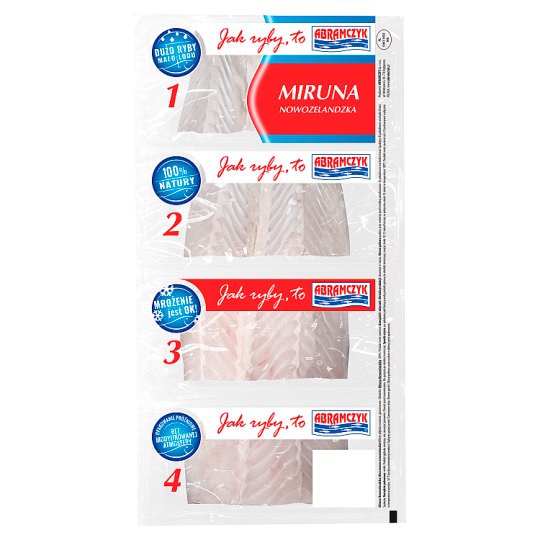 Abramczyk New Zealand Miruna Fillet without Skin 360 g