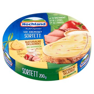 Hochland Ser kremowy w trójkącikach Sortett 200 g