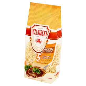 Czaniecki Makaron 5 jajeczny popularny niteczka walcowana 500 g