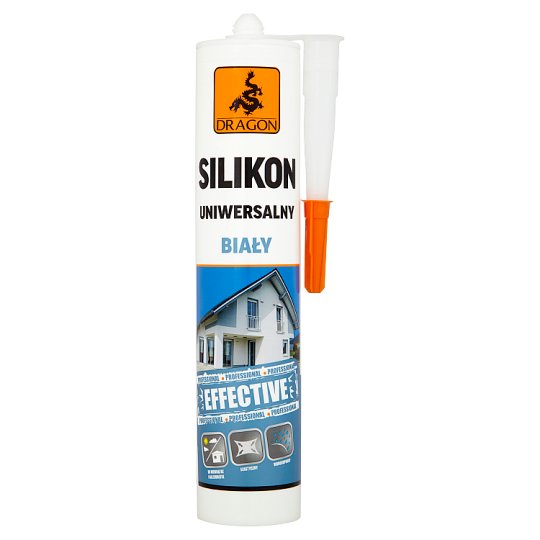 Dragon Silikon uniwersalny biały 300 ml