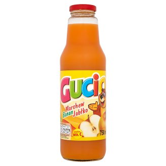 Gucio Sok z marchwi bananów jabłek wzbogacony witaminą C 750 ml