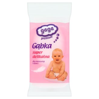 Gaga Premium Gąbka superdelikatna dla niemowląt i dzieci
