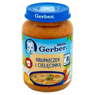 Gerber Krupniczek z cielęcinką po 8 miesiącu 190 g