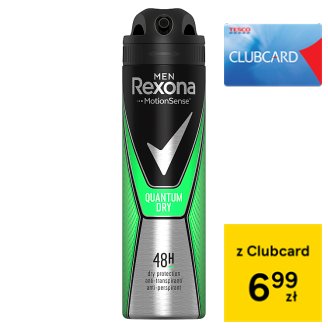 Rexona Men Quantum Dry Antyperspirant w aerozolu 150 ml
