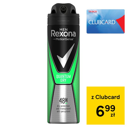 Rexona Men Quantum Dry Antyperspirant w aerozolu dla mężczyzn 150 ml