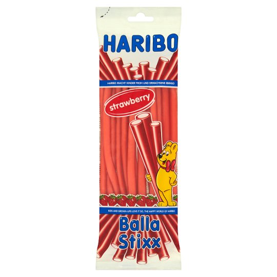Haribo Balla Stixx Żelki owocowe o smaku truskawki 200 g