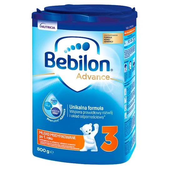 Bebilon 3 Pronutra-Advance Mleko modyfikowane po 1. roku 800 g