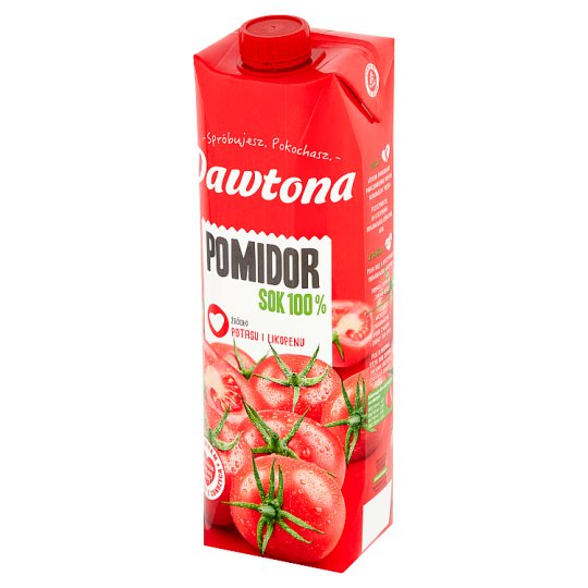 Dawtona Sok 100% pomidor 1 l