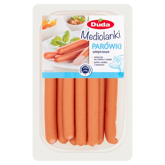 Duda Mediolanki Parówki wieprzowe 250 g