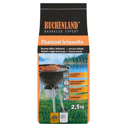 Buchenland Barbecue Expert Brykiet z węgla drzewnego 2,5 kg