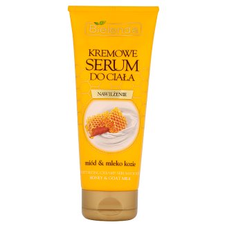 Bielenda Kremowe serum do ciała nawilżenie miód i mleko kozie 200 ml