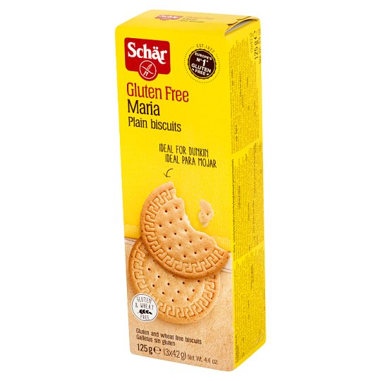 Schär Maria Herbatniki bezglutenowe 125 g (3 x 42 g)