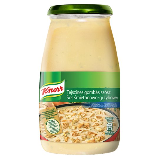 Knorr Sos śmietanowo-grzybowy z pieczarkami i natką pietruszki 500 g