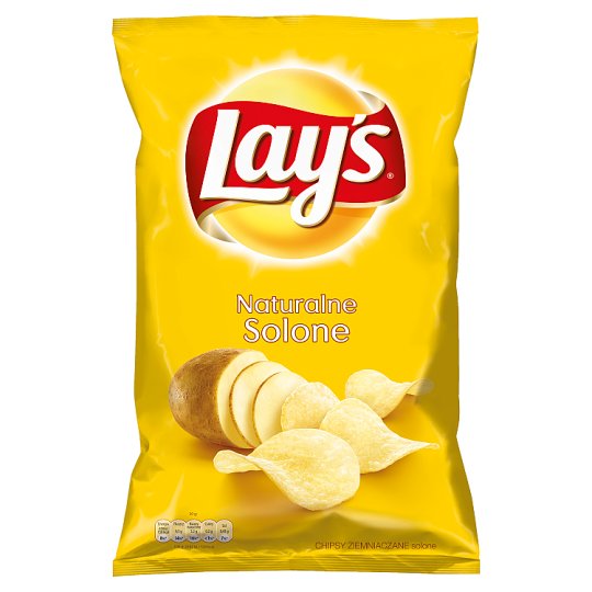 Ile Kalorii Mają Chipsy Lays Solone Lay's Naturalne solone Chipsy ziemniaczane 150 g - Tesco Ezakupy