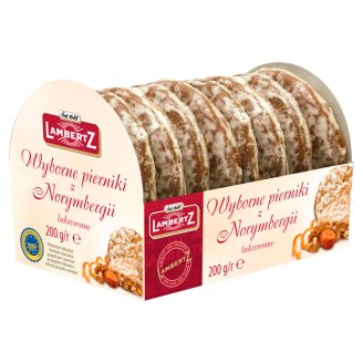 Lambertz Wyborne pierniki z Norymbergii w czekoladzie 200 g