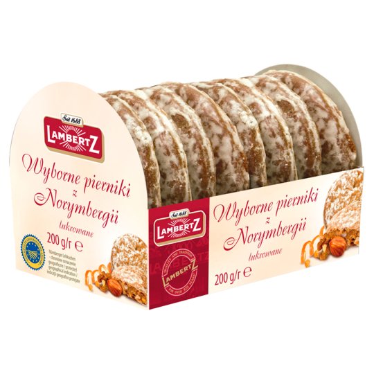 Lambertz Wyborne pierniki z Norymbergii w czekoladzie 200 g