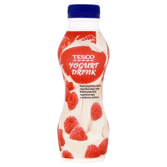 Tesco Napój jogurtowy malinowy 350 g