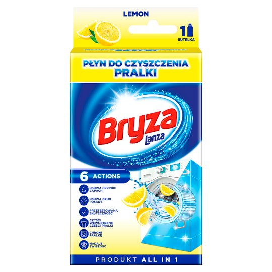 Bryza Lanza Lemon Płyn do czyszczenia pralki 250 ml