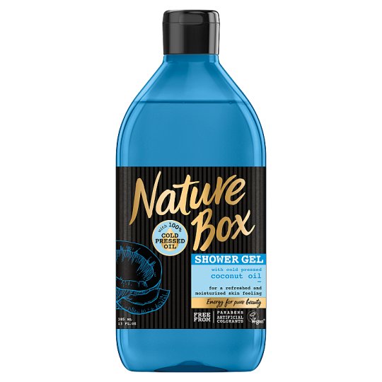 Nature Box Żel pod prysznic z olejem kokosowym 385 ml