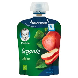 Gerber Organic Deserek Jabłko po 4. miesiącu 90 g