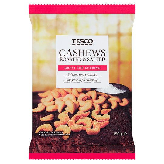 Tesco Orzechy nerkowca smażone solone 150 g