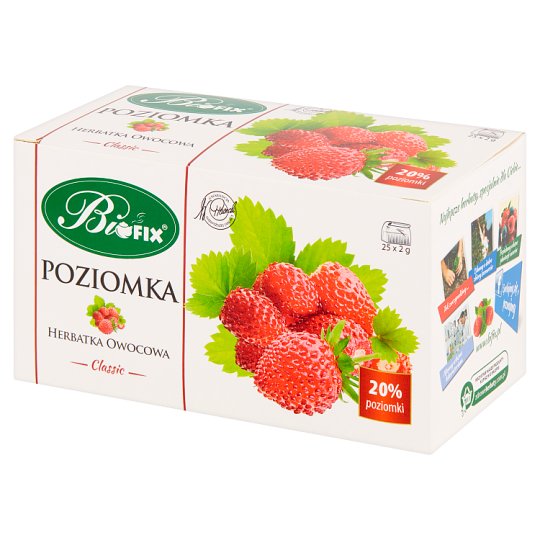Bifix Classic Herbatka owocowa poziomka 50 g (25 x 2 g)