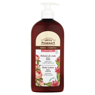 Green Pharmacy Balsam do ciała regenerujący z efektem ujędrniania Róża imbir 500 ml
