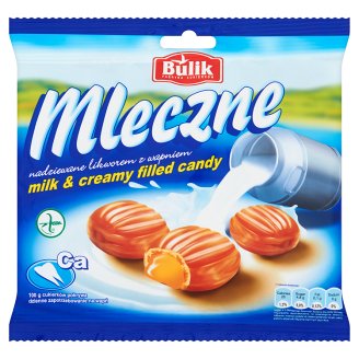 Bulik Karmelki mleczne nadziewane likworem z wapniem 80 g