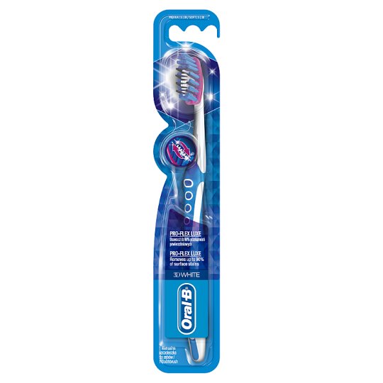 Oral-B 3D White Luxe Pro-Flex Manualna szczoteczka do zębów, miękka