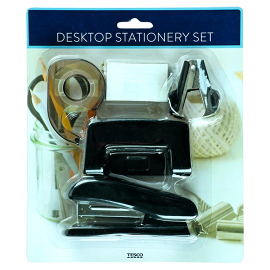 Tesco Deskop Stationery Set