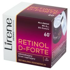 Lirene Retinol D-Forte 60+ Odmładzający krem napinający na dzień 50 ml