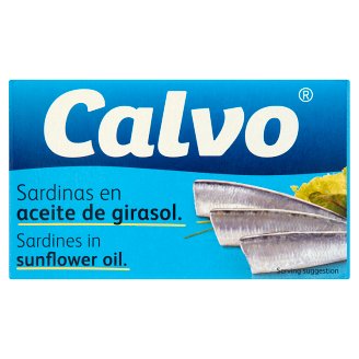 Calvo Sardynki w oleju słonecznikowym 120 g