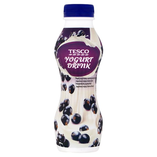 Tesco Napój jogurtowy czarna porzeczka 350 g