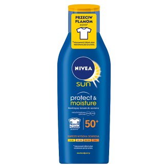 NIVEA Sun Protect & Moisture Nawilżający balsam do opalania SPF 50+ 200 ml