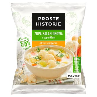 Proste Historie Zupa kalafiorowa z koperkiem 450 g