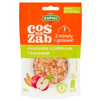 Kupiec Coś na ząb Owsianka jabłko i banan 50 g