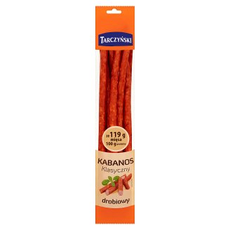 Tarczyński Kabanos Klasyczny drobiowy z dodatkiem wieprzowiny 450 g