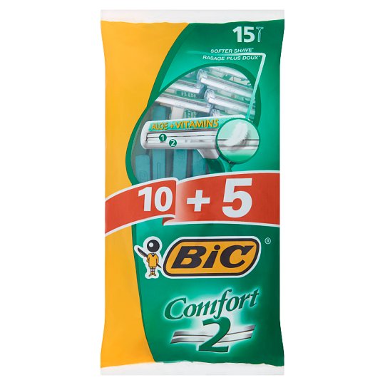BiC Comfort 2 Maszynki do golenia 15 sztuk