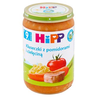 HiPP BIO Kluseczki z pomidorami i cielęciną po 11. miesiącu 220 g
