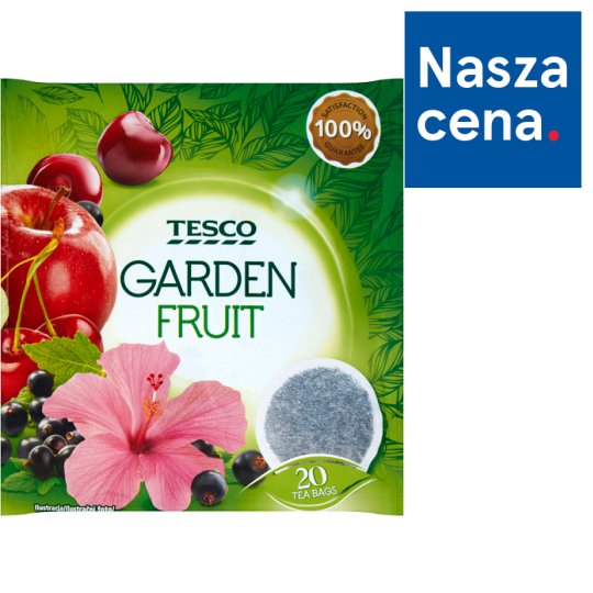 Tesco Garden Fruit Herbatka owocowa 40 g (20 torebek)