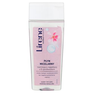 Lirene Płyn micelarny nawilżająco-łagodzący z D-panthenolem 200 ml